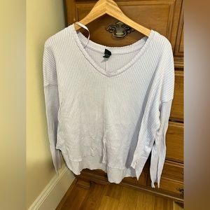 Womens light purple long sleeve